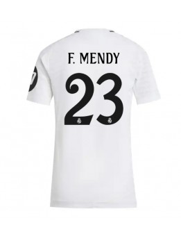 Billige Real Madrid Ferland Mendy #23 Hjemmedrakt Dame 2024-25 Kortermet